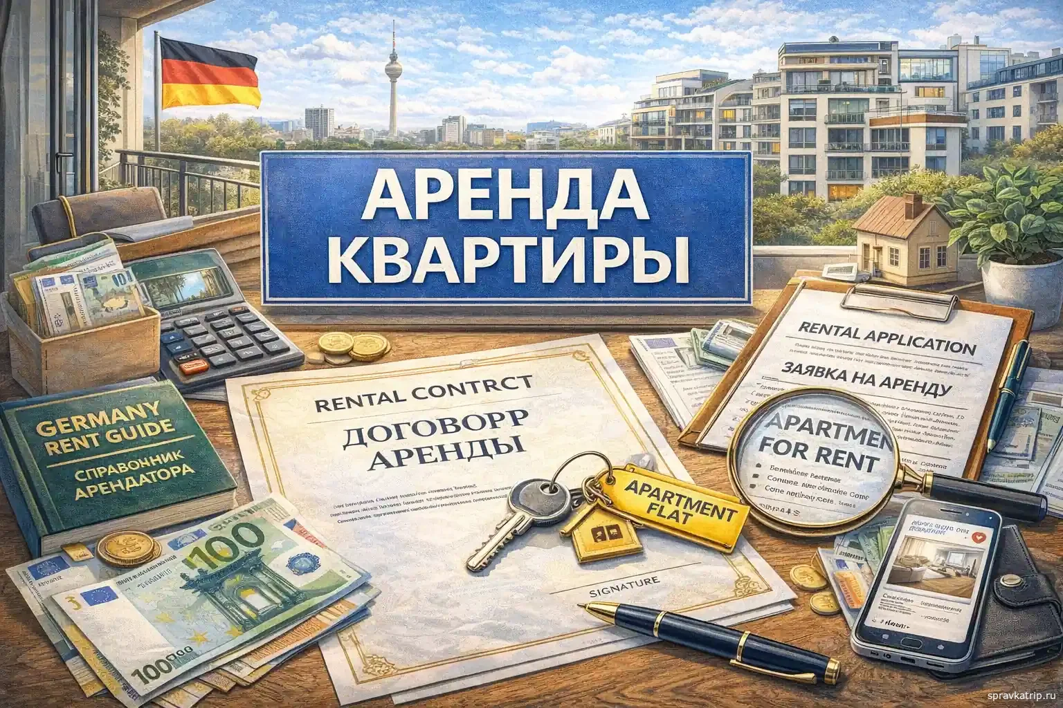 Аренда квартиры в Германии 2026 — полное руководство по поиску, просмотру и заключению договора