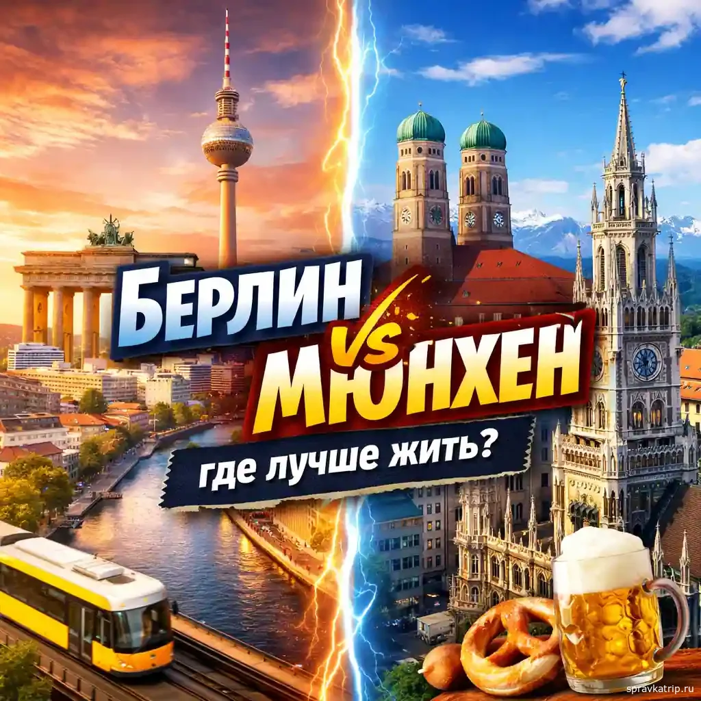 Берлин vs Мюнхен — где лучше жить?