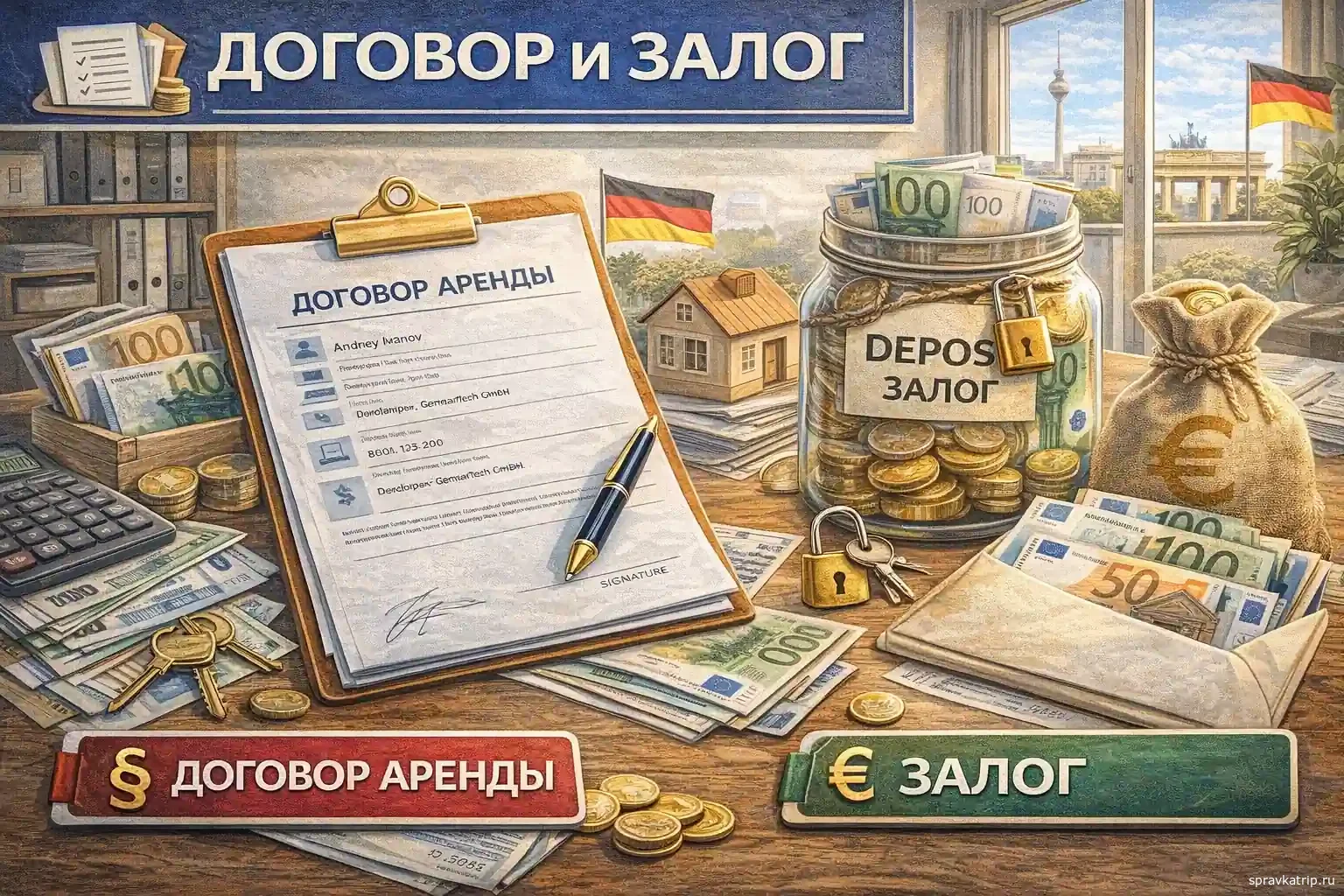Договор аренды и залог (Kaution) в Германии 2026 — полное руководство