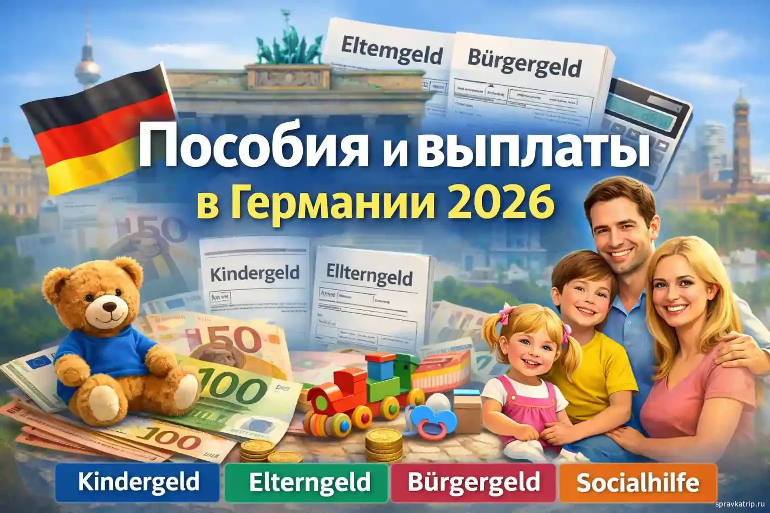 Пособия и выплаты в Германии 2026
