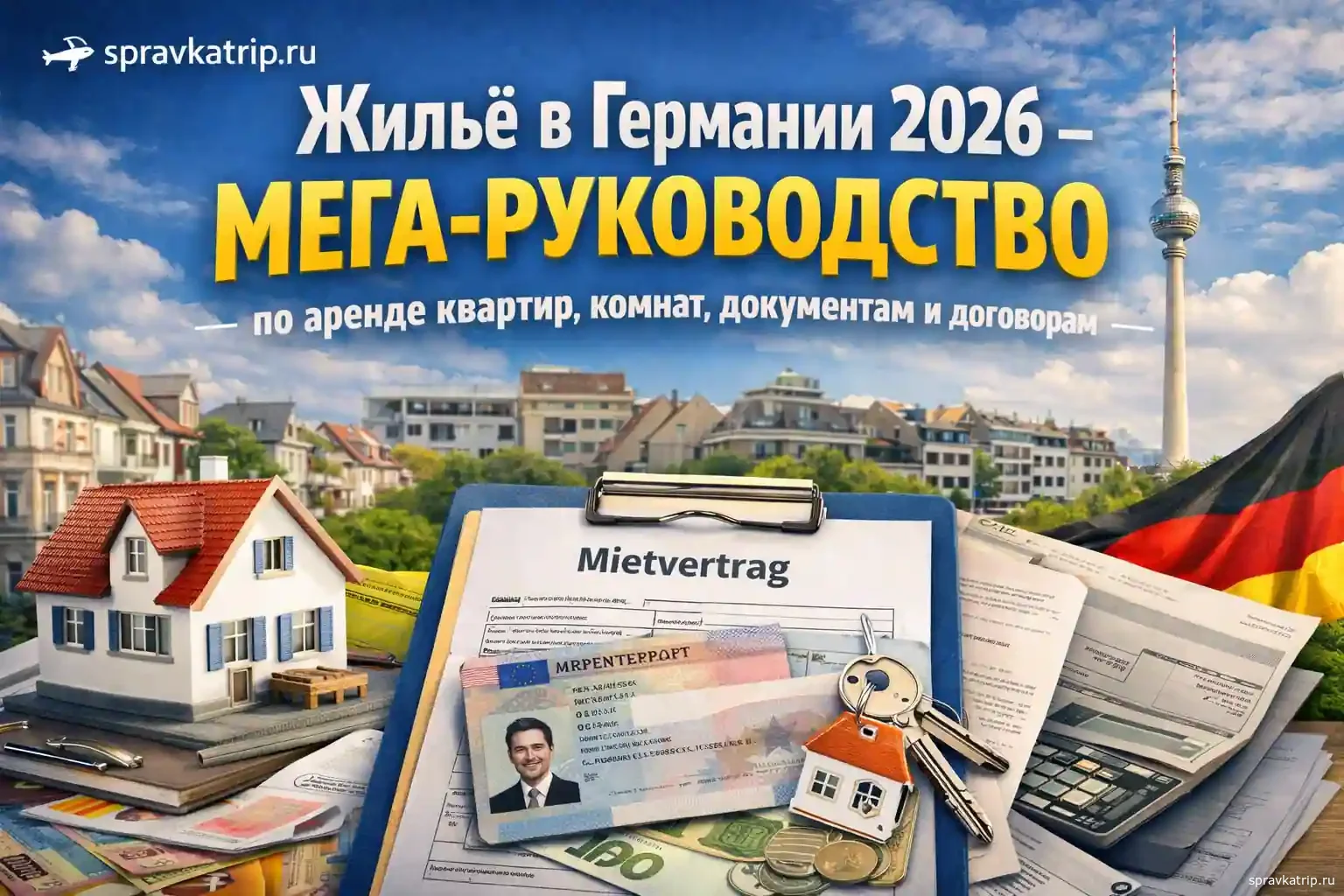 Жильё в Германии 2026 — МЕГА-РУКОВОДСТВО по аренде квартир, комнат, документам и договорам