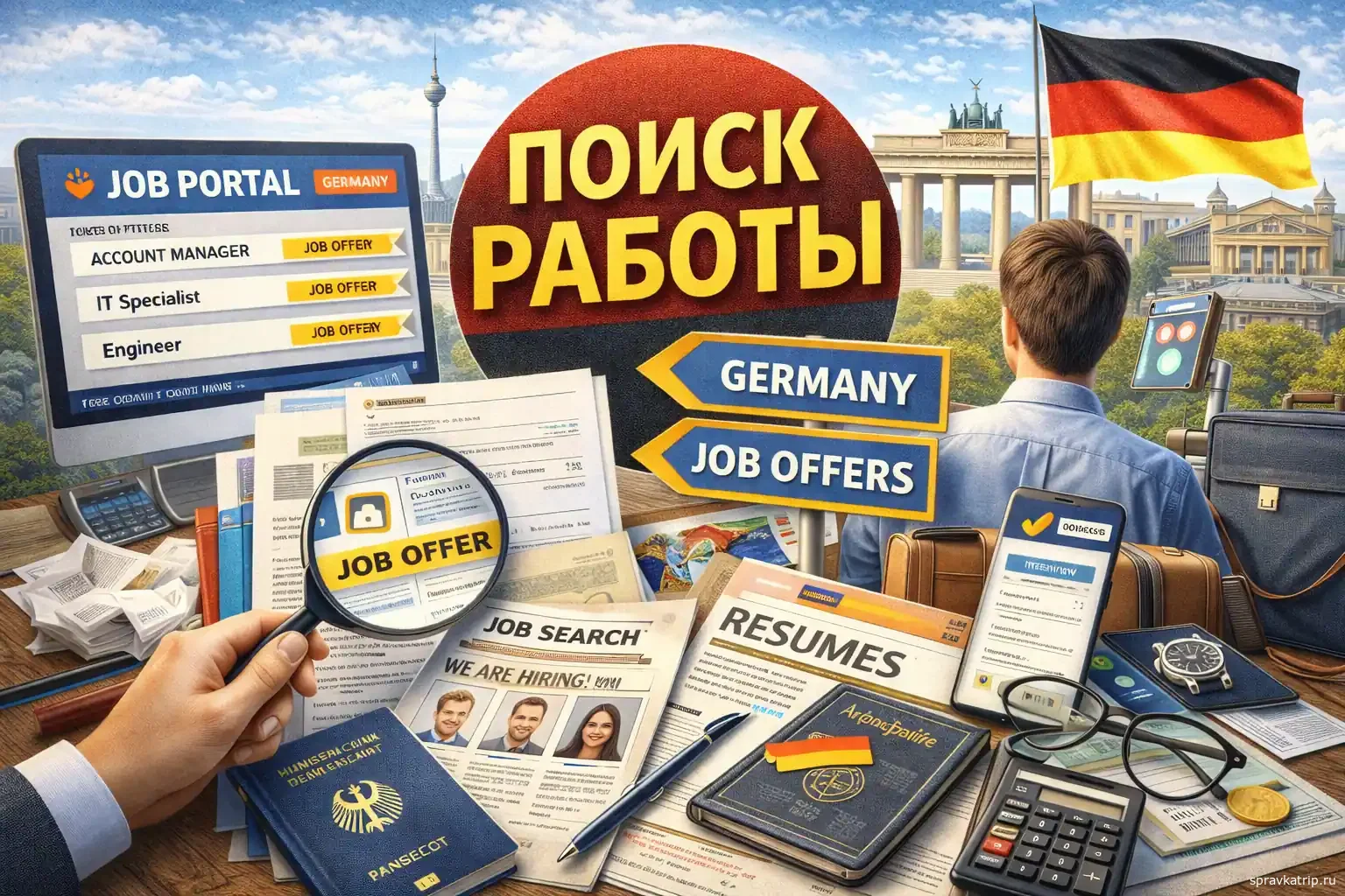 Поиск работы в Германии 2026 — полное руководство для иностранцев