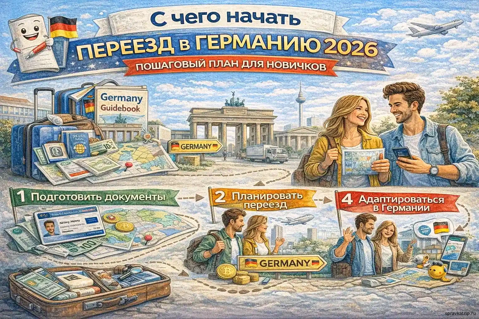 С чего начать переезд в Германию 2026 — пошаговый план для новичков