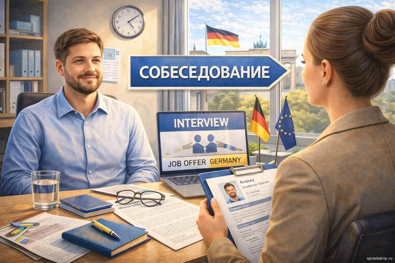 Собеседование в Германии 2026 — полное руководство по подготовке и прохождению